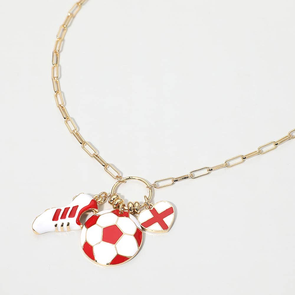 It's coming home 🏴󠁧󠁢󠁥󠁮󠁧󠁿 Pendant Chain Necklace