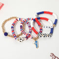 France Beaded Stretch Multi Layered Bracelets