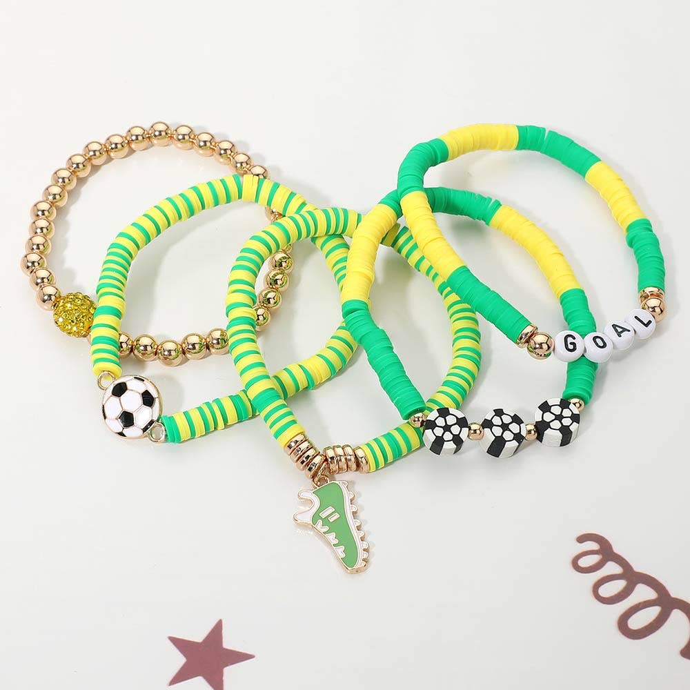 Brazil Beaded Stretch Multi Layered Bracelets