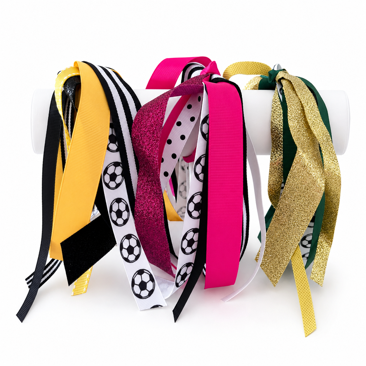 Soccer Ribbon Hair Streamers