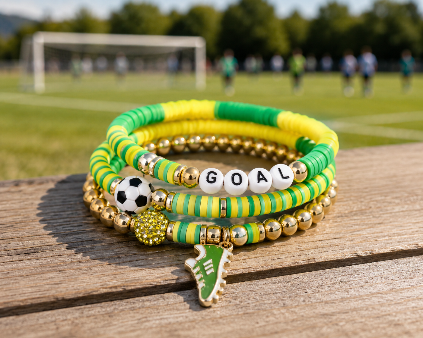 Brazil Beaded Stretch Multi Layered Bracelets