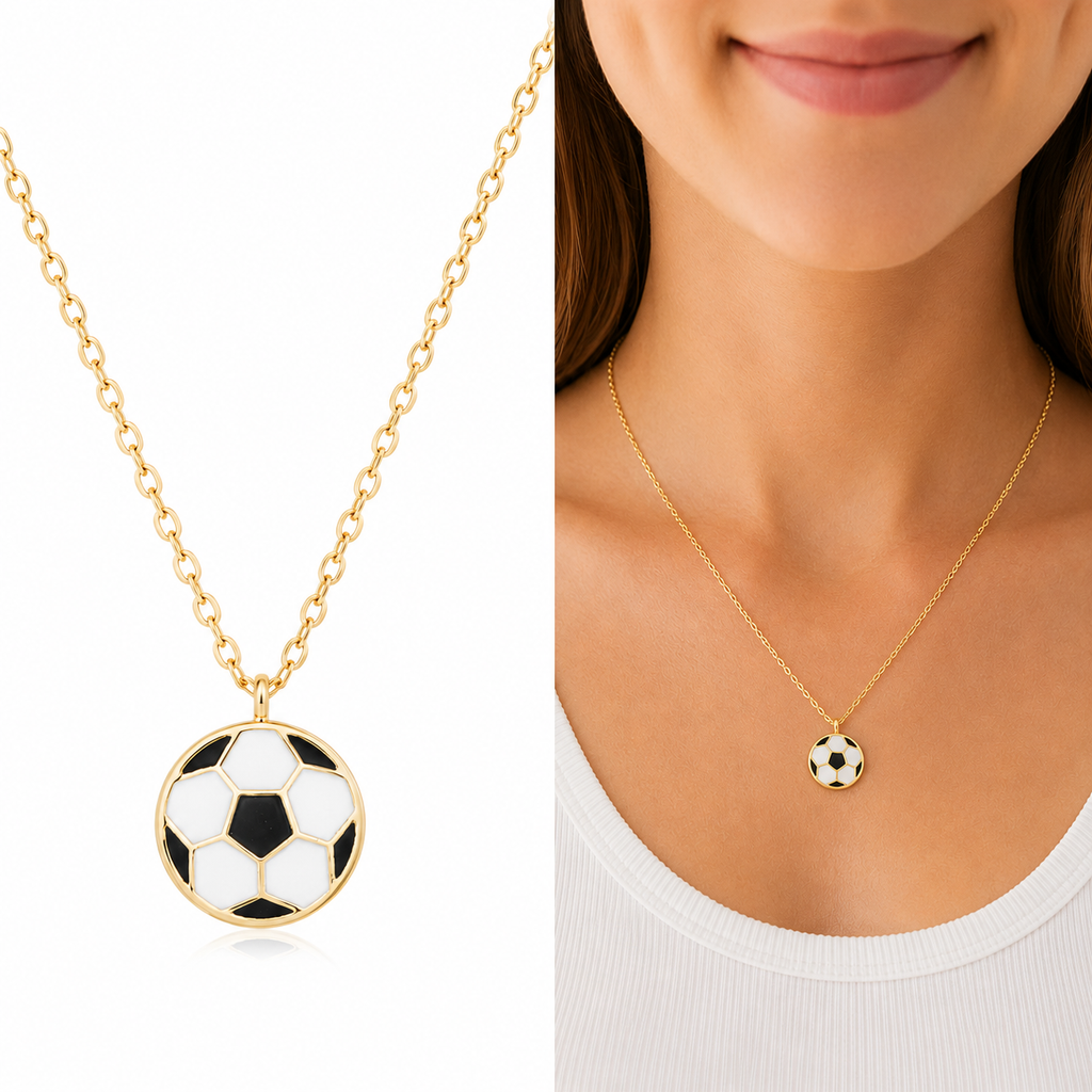 Soccer Pendant Necklace