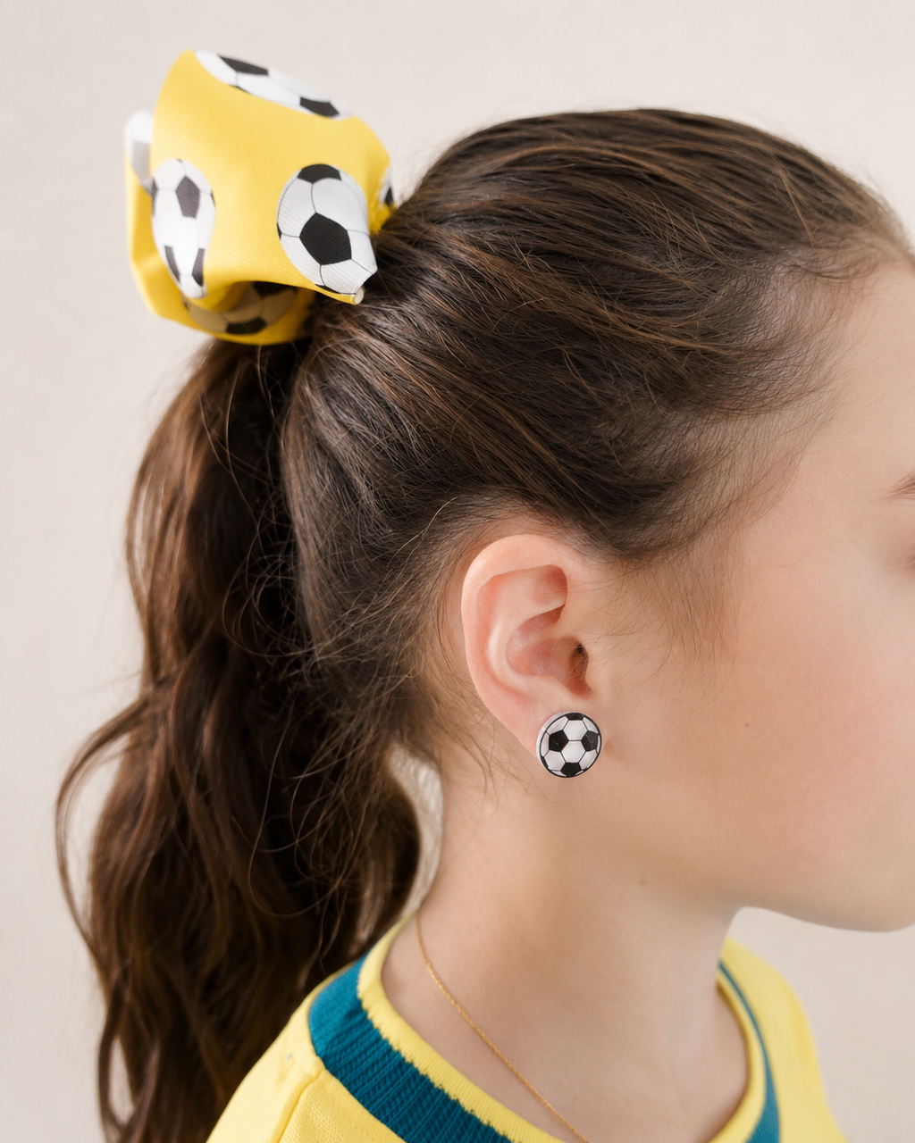 Glitter Soccer Ball Studs