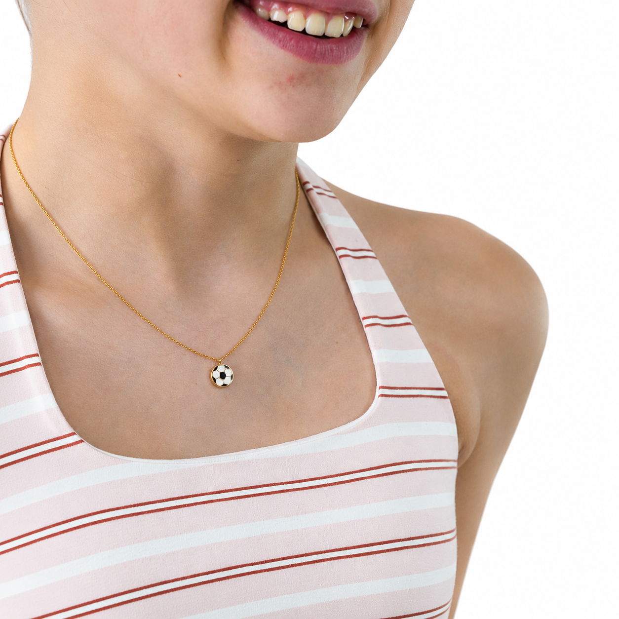 Soccer Pendant Necklace