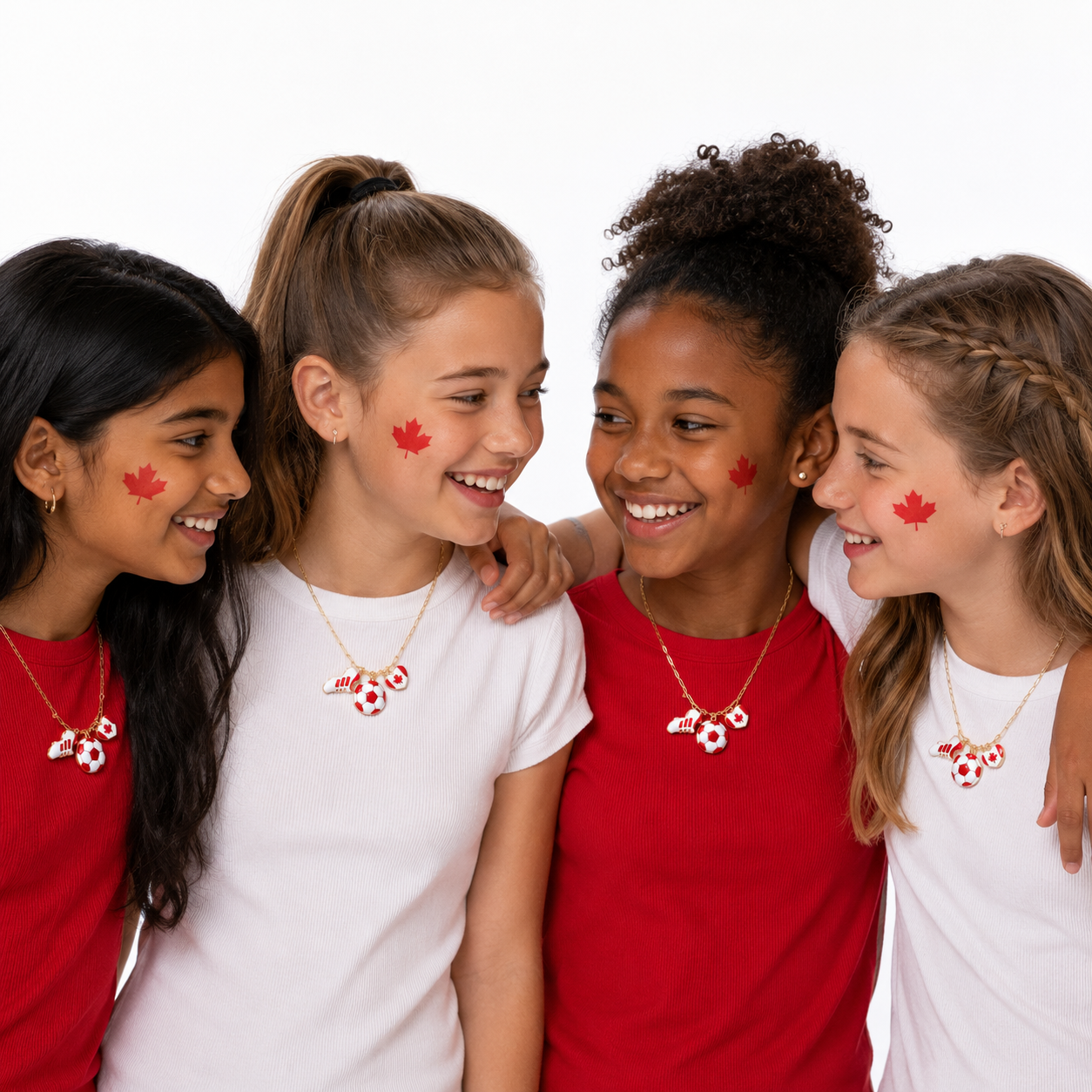 Go Canada Go 🇨🇦 Charm Pendant Chain Necklace