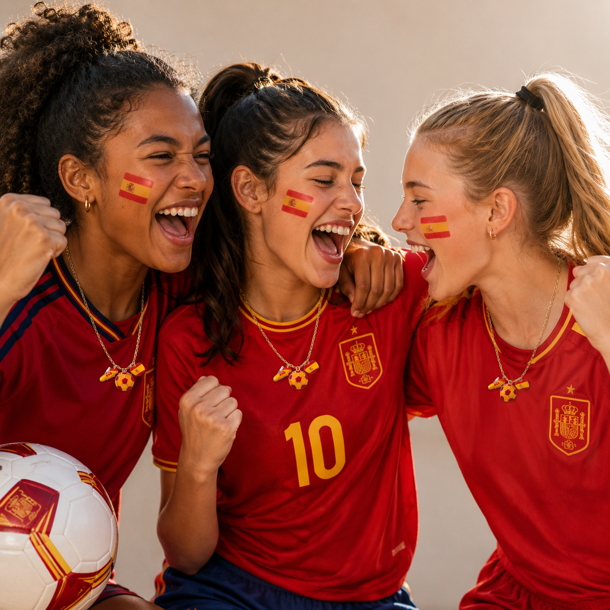 Vamos España 🇪🇸 Charm Pendant Chain Necklace