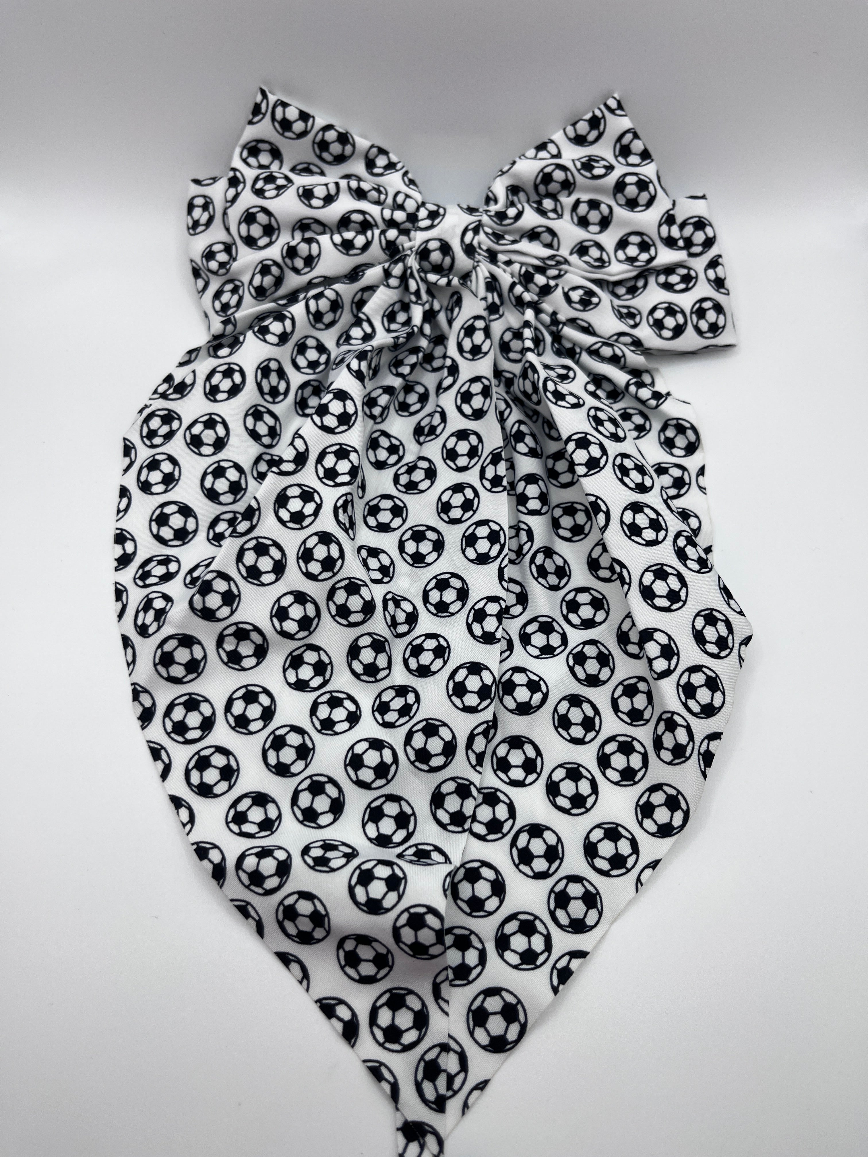 Soccer Ball Statement Bow
