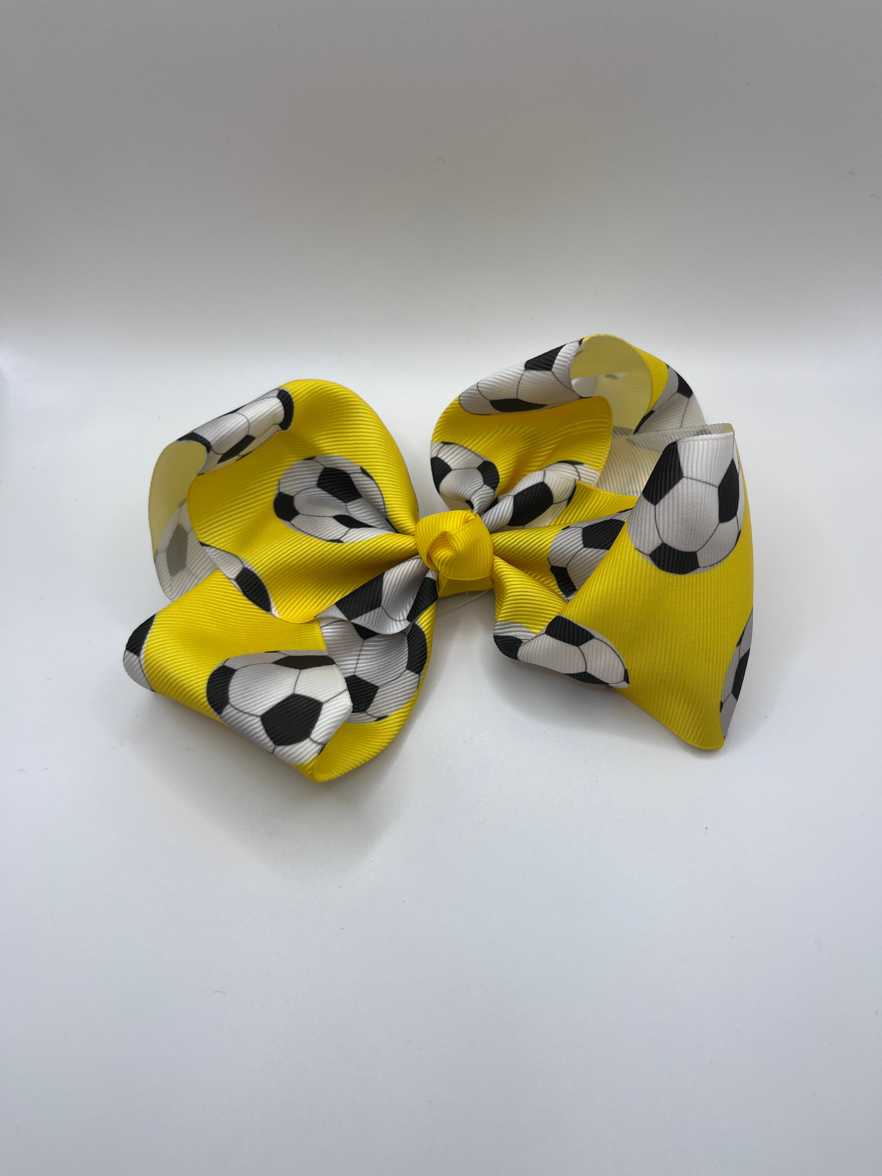 Varsity Soccer Bow Clip