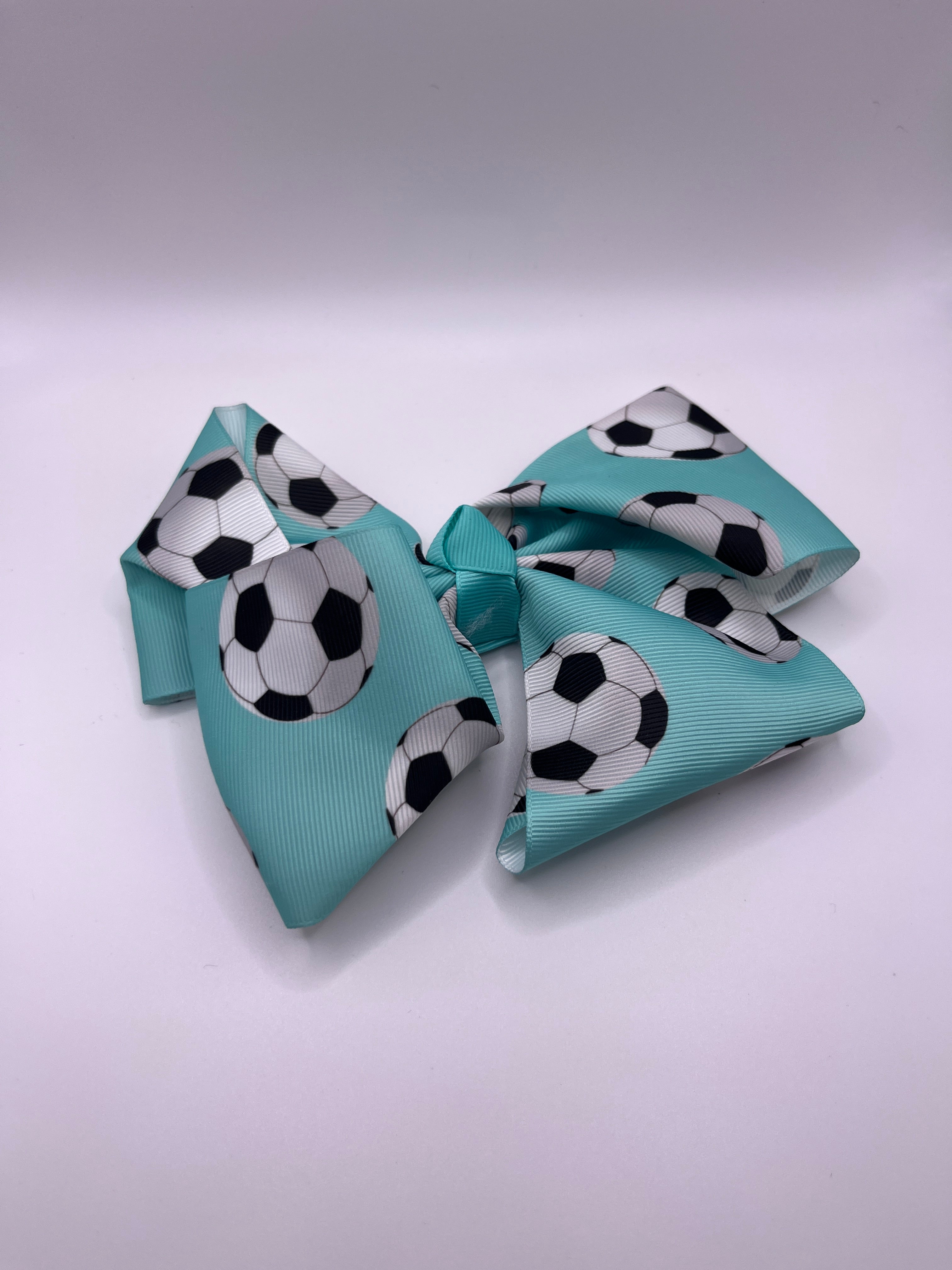 Varsity Soccer Bow Clip