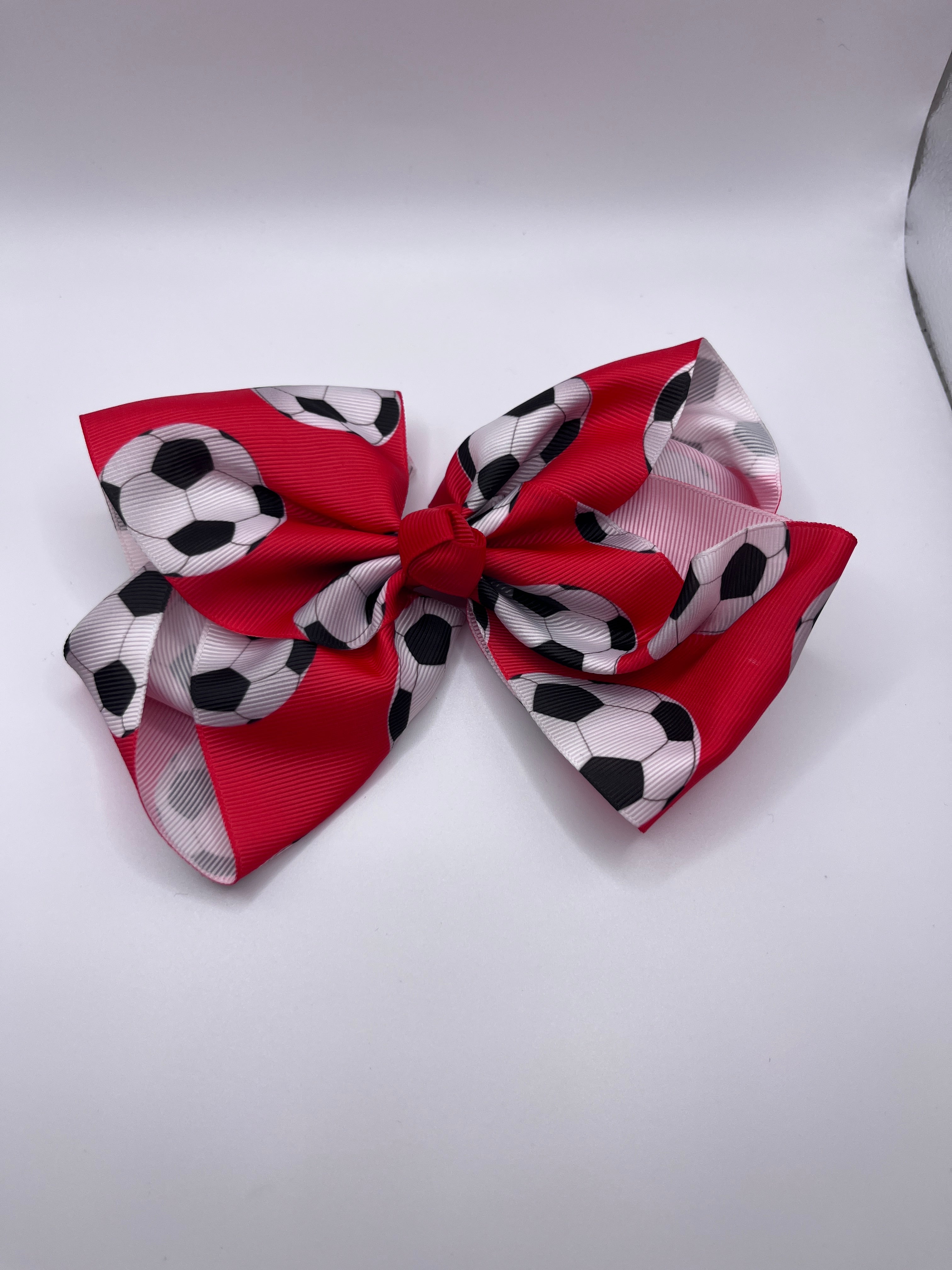 Varsity Soccer Bow Clip