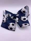 Varsity Soccer Bow Clip