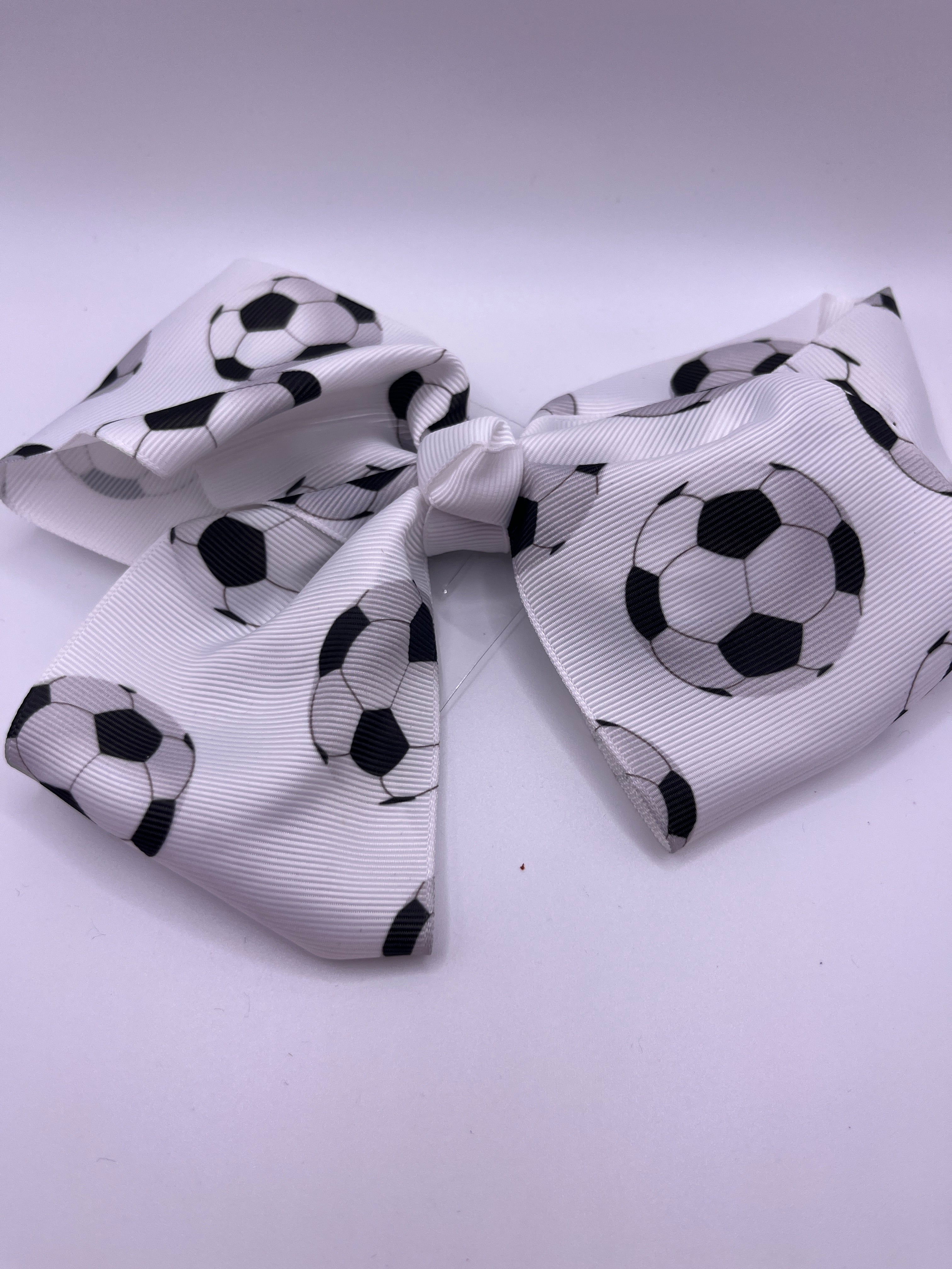 Varsity Soccer Bow Clip