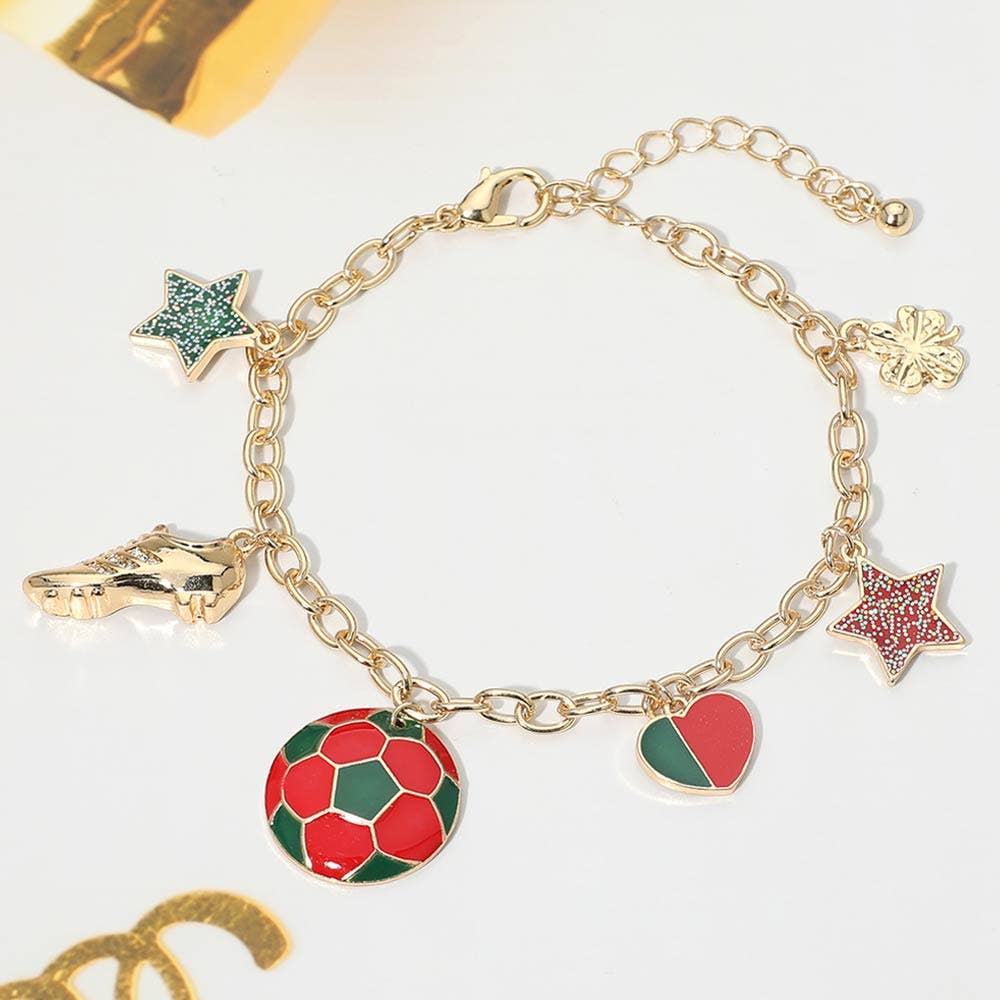 FIFA World Cup Força, Portugal Charm Bracelet