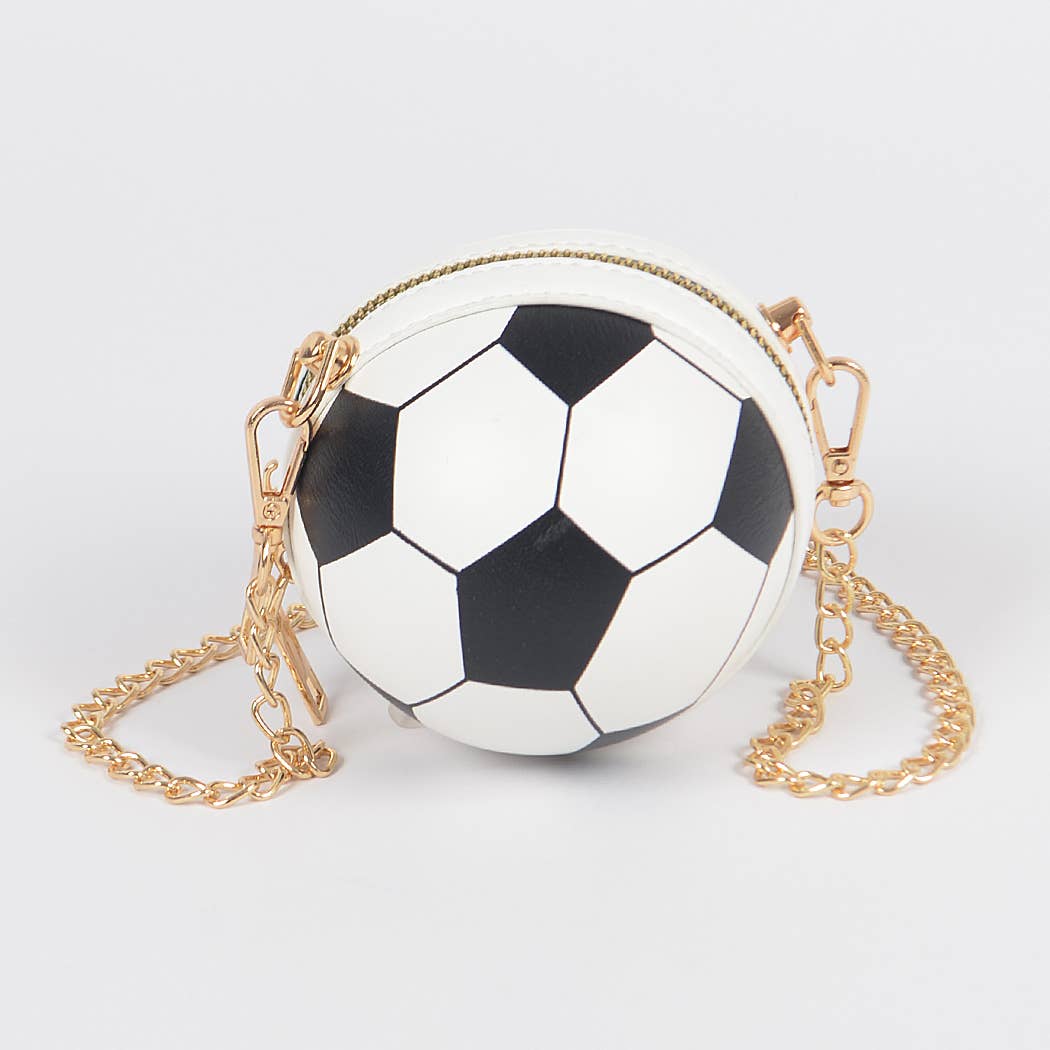 White Mini Soccer Ball Bag