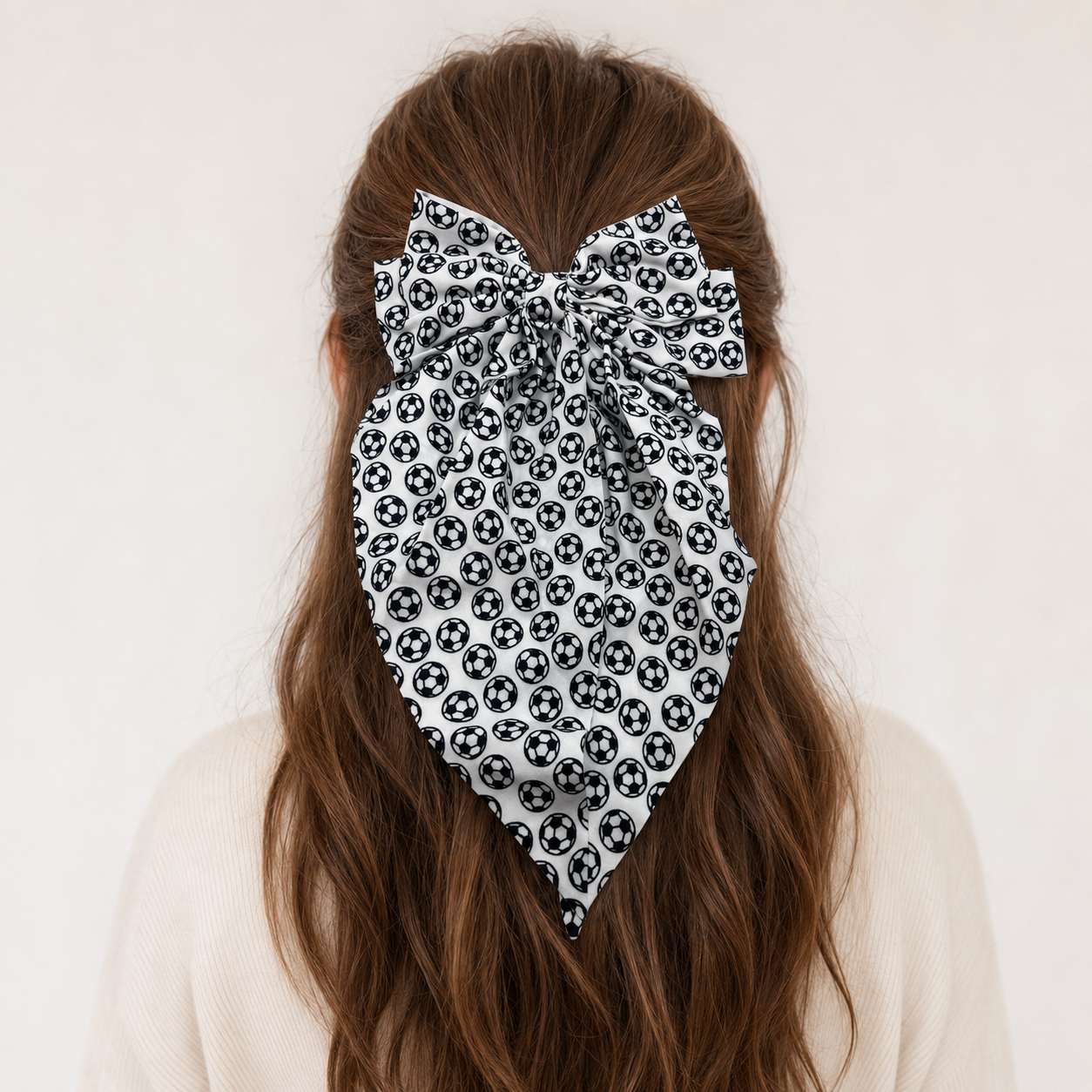 Soccer Ball Statement Bow