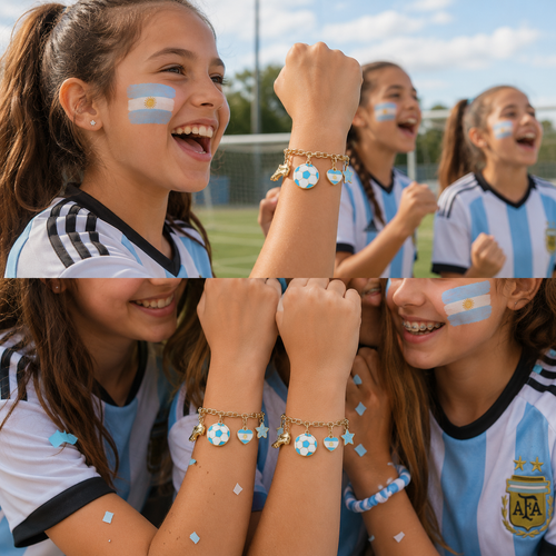 FIFA World Cup Vamos Argentina Charm Bracelet 🇦🇷